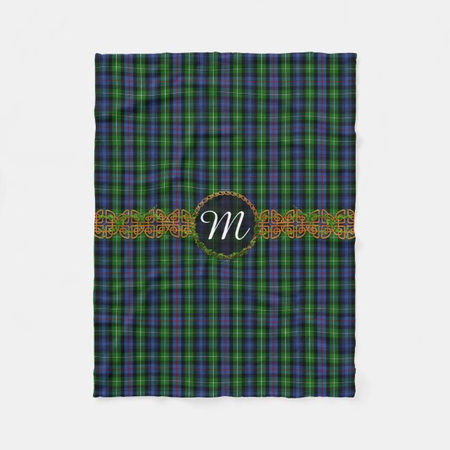 Der Monogramm-MackenzieTartan Fleecedecke (Vorderseite)