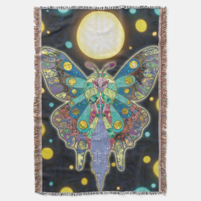 Der Moon Moth Spirit Decke (Vorderseite Vertikal)