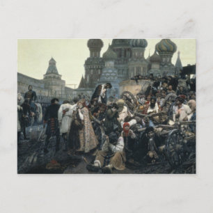 Der Morgen der Hinrichtung des Streltsys Postkarte