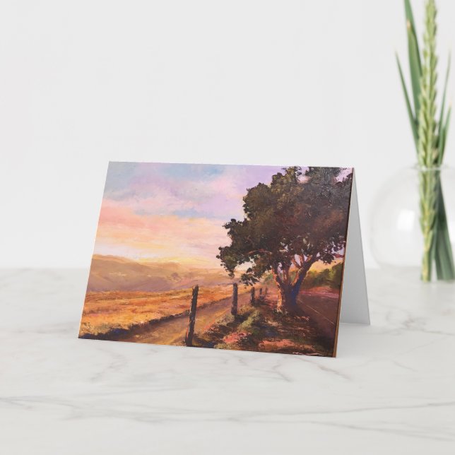 Der Morgen ist kaputt. Karte (Vorderseite)