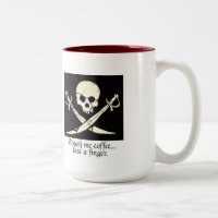 Der Morgen-Kaffee-Tasse des Piraten