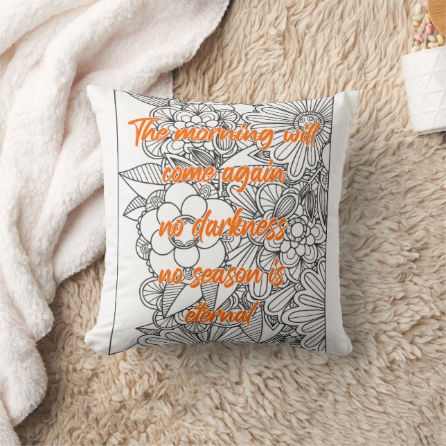 Der Morgen wird wieder kommen Kissen (Decke)