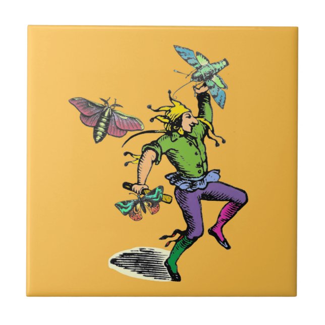 Der Moth Man Fliese (Vorderseite)