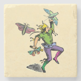 Der Moth Man Steinuntersetzer