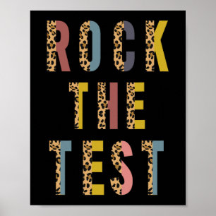 Der Motivierend Testtag-Lehrer Poster