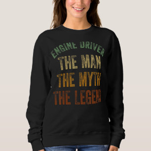 Der Motor des Mens fährt den Mann, den Mythos Le Sweatshirt