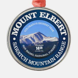 Der Mount Elbert Ornament Aus Metall