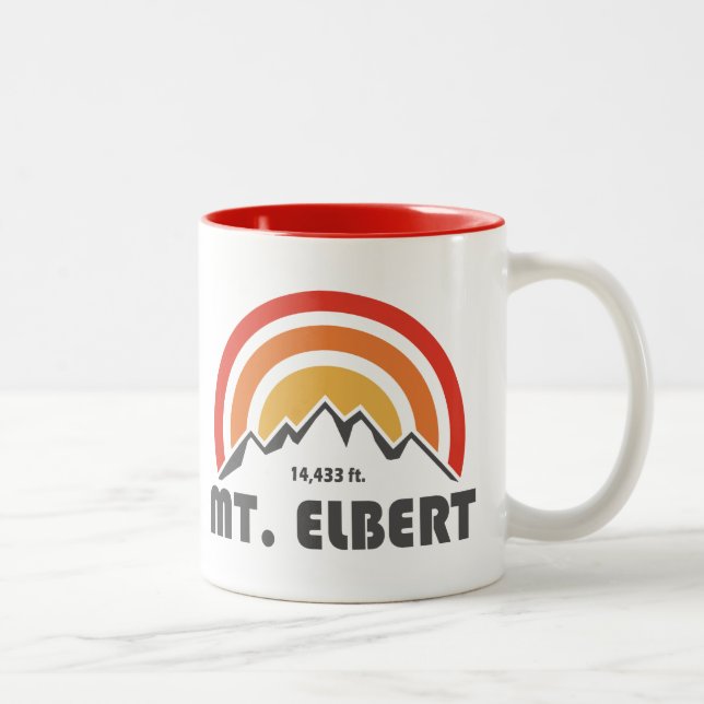 Der Mount Elbert Zweifarbige Tasse (Rechts)