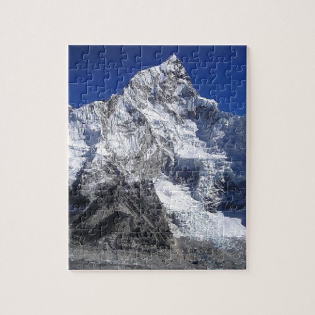 der Mount- Everestgebirgsabstraktes Blau (Vertikal)