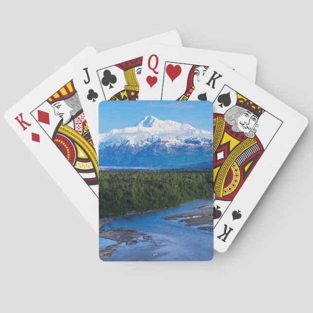 Der Mount McKinley Alaska Spielkarten (Rückseite)