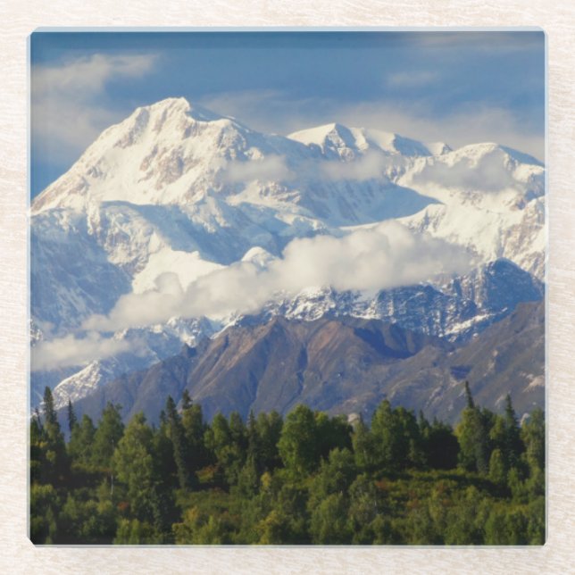 Der Mount McKinley Glasuntersetzer (Vorderseite)