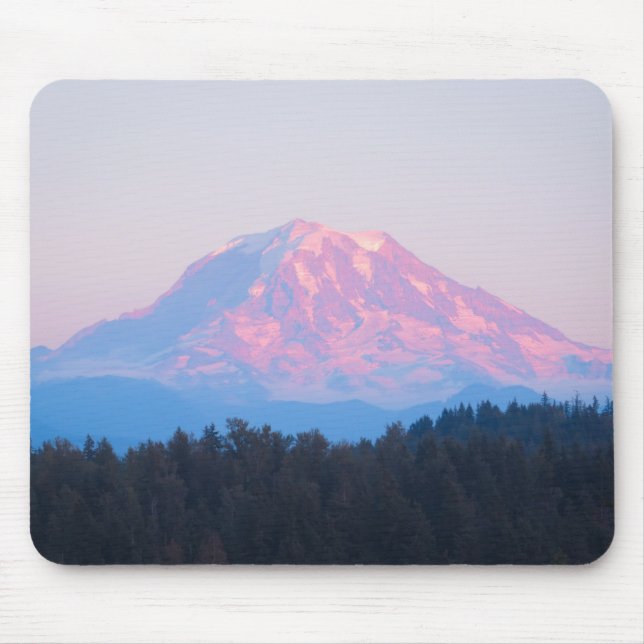 Der Mount Rainier Alpenglow Mousepad (Vorne)