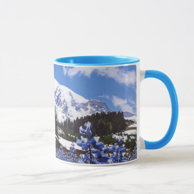Der Mount Rainier am Paradies-Punkt Tasse (Rechts)