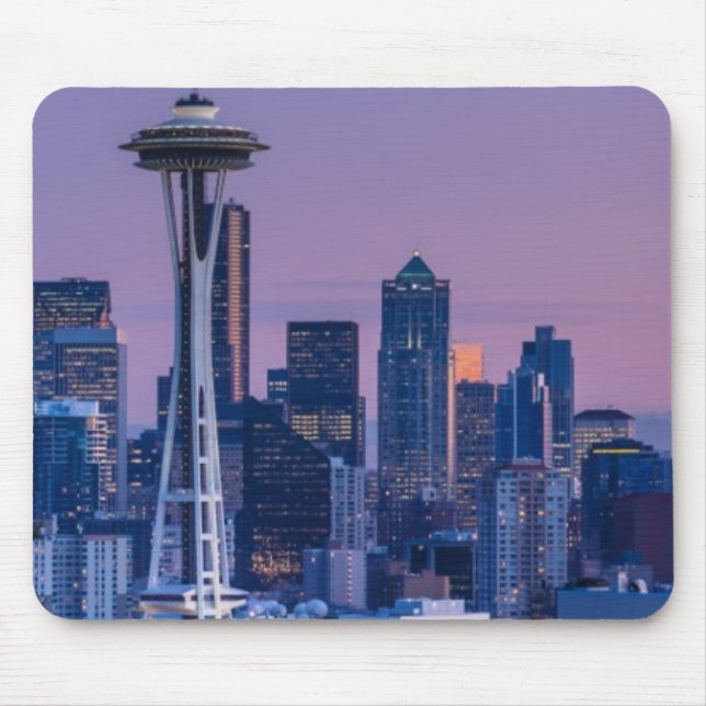 Der Mount Rainier im Hintergrund Mousepad (Vorne)