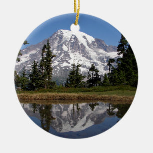 Der Mount Rainier Keramik Ornament
