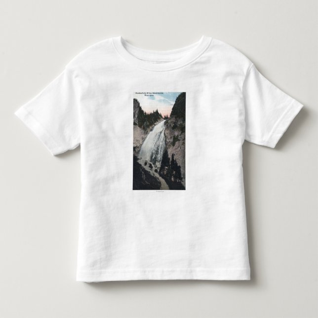Der Mount Rainier, Washington - Ansicht von Kleinkind T-shirt (Vorderseite)