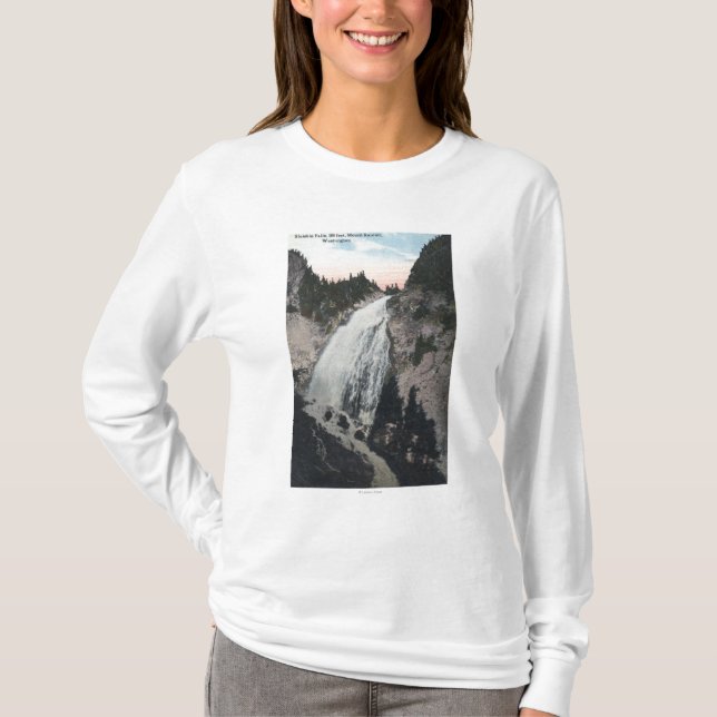 Der Mount Rainier, Washington - Ansicht von T-Shirt (Vorderseite)