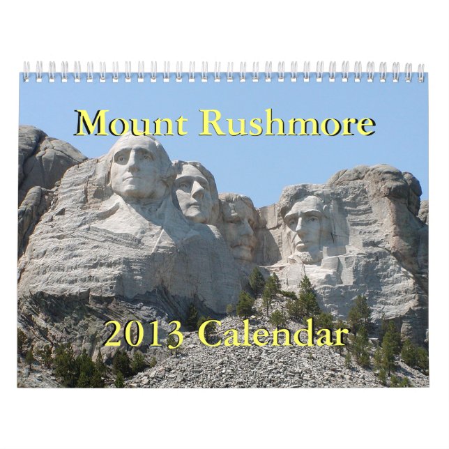 Der Mount Rushmore 2013 Kalender (Titelbild)