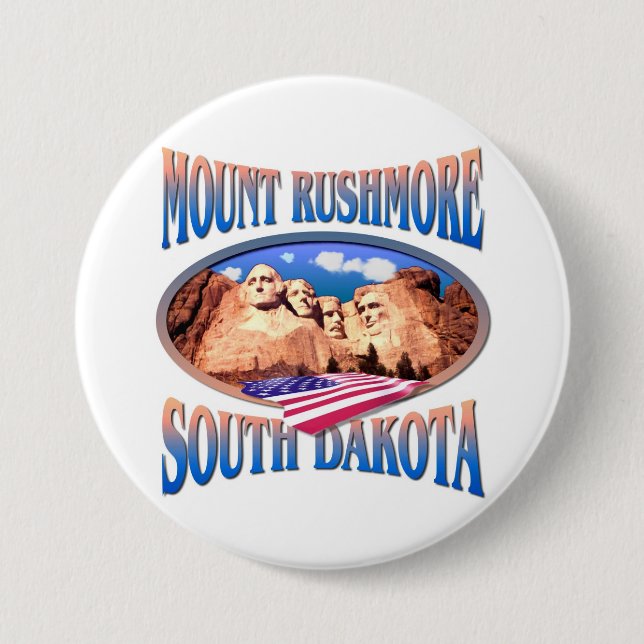 Der Mount Rushmore Button (Vorderseite)