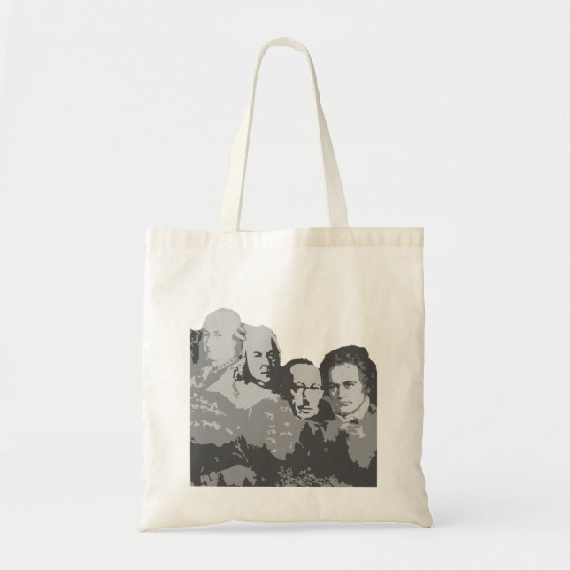 Der Mount Rushmore der Komponist-Taschen-Tasche Tragetasche (Vorne)