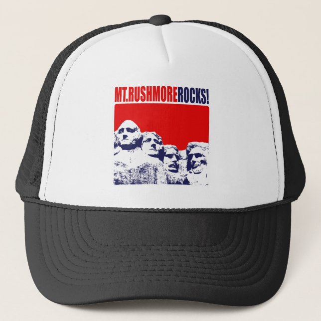 Der Mount Rushmore Felsen! Truckerkappe (Vorderseite)