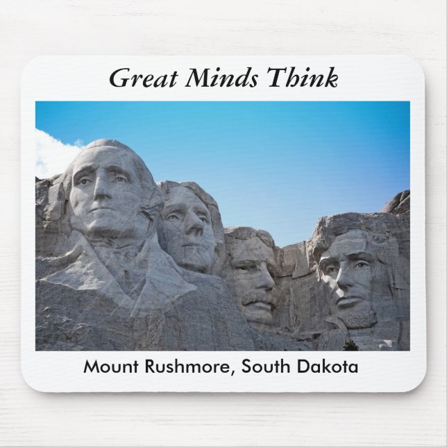 der Mount Rushmore, großes MindsThink Mousepad (Vorne)