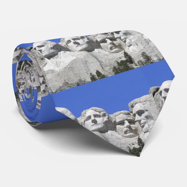 Der Mount Rushmore Krawatte (Gerollt)