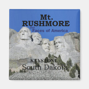 Der Mount Rushmore Magnet