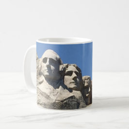 Der Mount Rushmore nationales präsidentialmonument Kaffeetasse