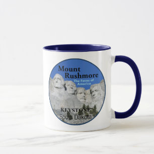 Der Mount Rushmore Tasse