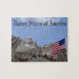 Der Mount Rushmore USA-Puzzlespiel