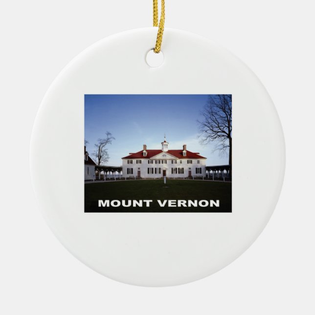 der Mount Vernon gw Keramik Ornament (Vorne)