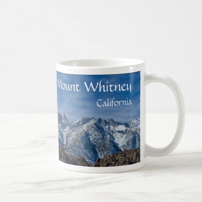 Der Mount- WhitneyTasse Kaffeetasse (Rechts)