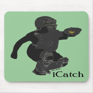 Der Mousepad des Fastpitch Softball-Fängers
