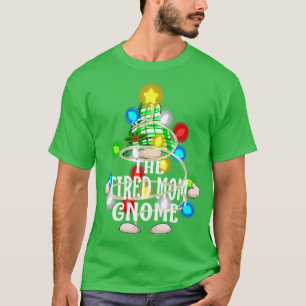 Der müde Mutter Gnom Weihnachten passende Familie T-Shirt