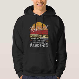 Der müde Tierarzt arbeitete das ganze Leben, überl Hoodie