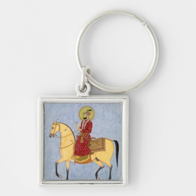 Der Mughal Kaiser Farrukhsiyar (1683-1719) (r.1713 Schlüsselanhänger (Vorne)
