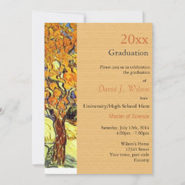 Der Mulberry-Baum, Vincent van Gogh-Abschluss Einladung