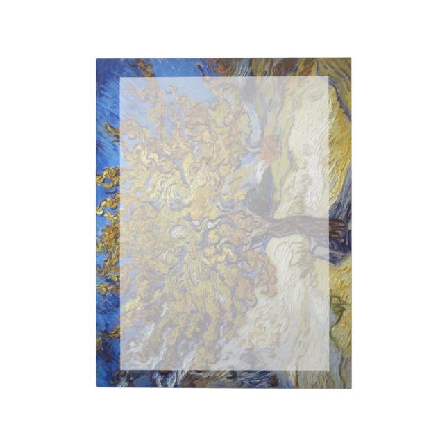 Der Mulberry Tree, Vincent van Gogh. Vintag Notizblock (Rotiert)