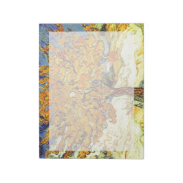 Der Mulberry Tree, Vincent van Gogh. Vintage Kunst Notizblock