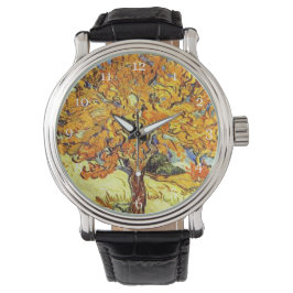 Der Mulberry Tree, Vincent van Gogh. Vintager Ruf Armbanduhr