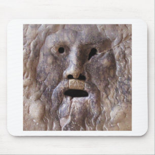 Der Mund der Wahrheit - Rom, Italien Mousepad