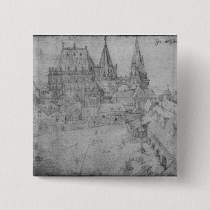 Der Münster in Aachen, 1520 Button