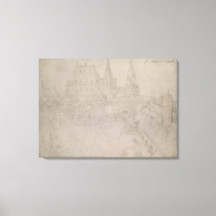Der Münster in Aachen, 1520 Leinwanddruck
