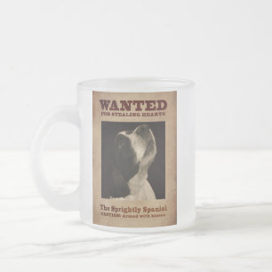 Der muntere SpringerSpaniel Mattglastasse