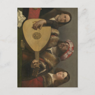 Der Musiker Postkarte