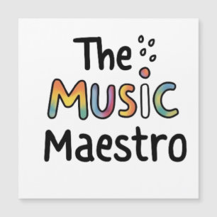 Der Musikmeister  Magnetkarte