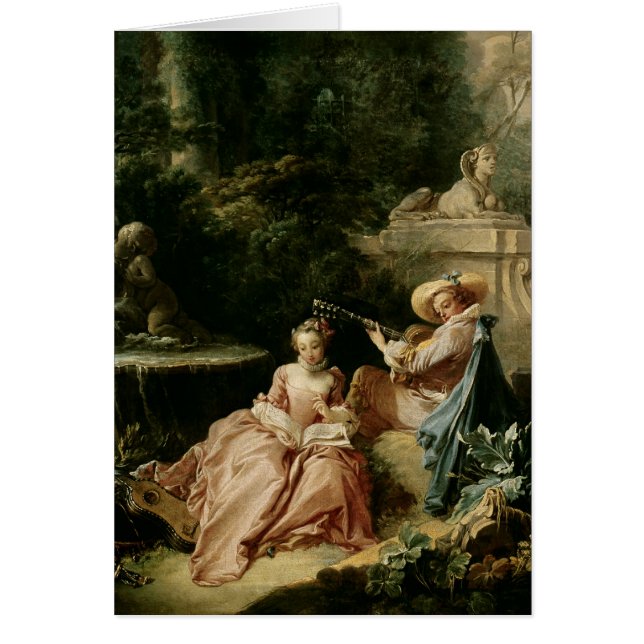 Der Musikunterricht, 1749 (Vorne)