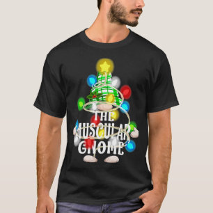 Der muskulöse Gnom Weihnachten passende Familie T-Shirt