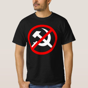 Der mutige antikommunistische, zweiseitige T - Shi T-Shirt